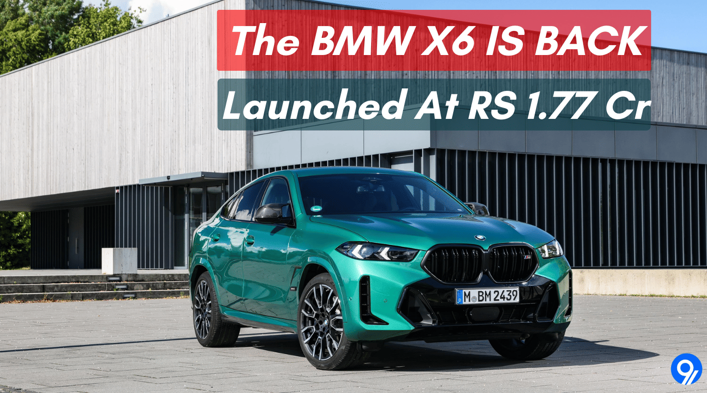 BMW X6 Returns To India, Launched At Rs 1.77 Cr 